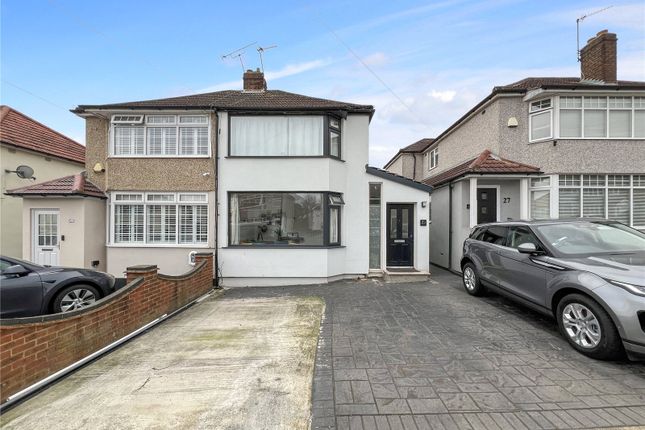 Thumbnail Semi-detached house for sale in Clinton Avenue, South Welling, Kent