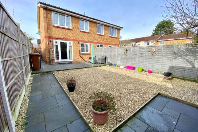 Semi-detached house for sale in Hawthorn Close, Cullompton