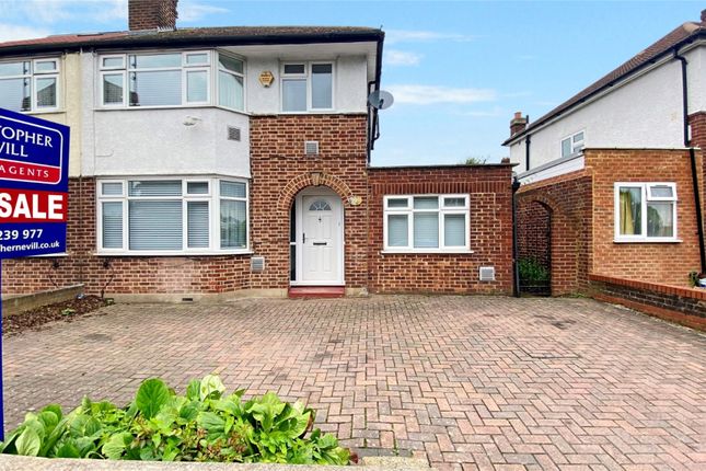 Thumbnail Semi-detached house to rent in Falling Lane, Yiewsley, West Drayton, Middlesex