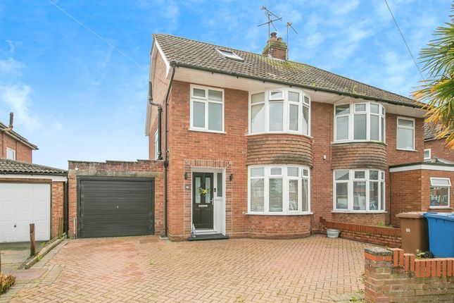 Thumbnail Semi-detached house for sale in Cedarcroft Road, Ipswich