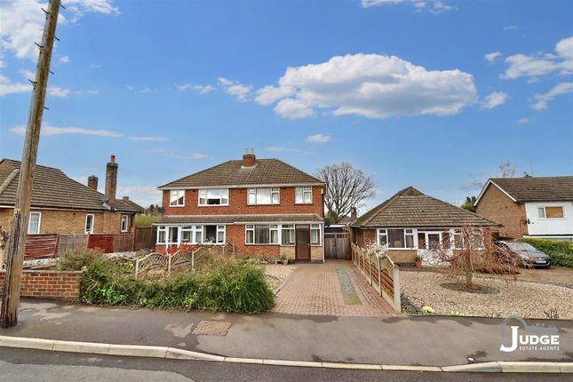 Semi-detached house for sale in Jacqueline Road, Markfield, Leicestershire