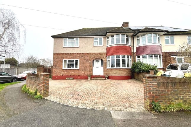 Semi-detached house for sale in Devon Way, Chessington, Surrey.