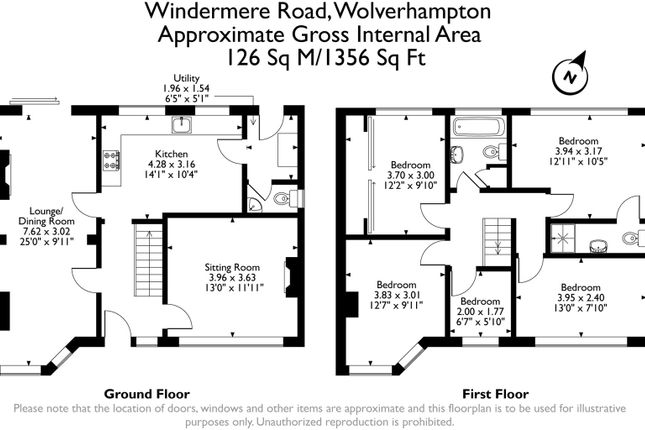 Semi-detached house for sale in Windermere Road, Wolverhampton, West Midlands