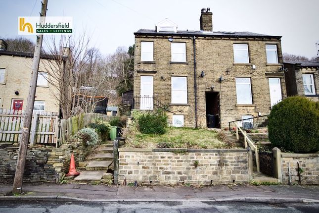 Thumbnail End terrace house to rent in Halifax Old Road, Birkby, Huddersfield