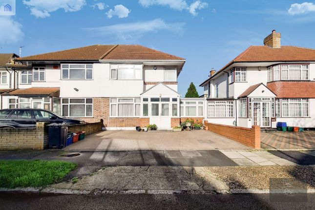 Thumbnail Semi-detached house for sale in Crosslands Avenue, Norwood Green