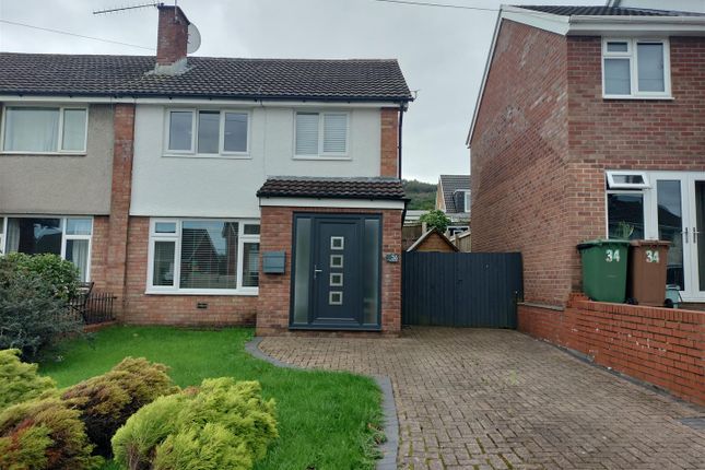 Thumbnail Semi-detached house to rent in St. Ilans Way, Caerphilly