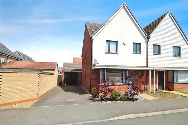Semi-detached house for sale in Parker Road, Wootton, Bedford, Bedfordshire