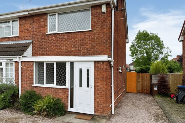 Thumbnail Semi-detached house to rent in Dale End Close, Hinckley, Leicestershire
