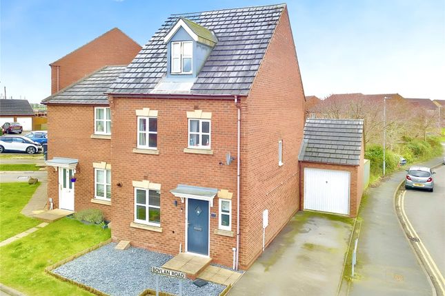Semi-detached house for sale in Boylan Road, Coalville, Leicestershire