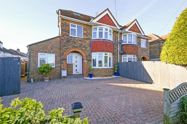 Thumbnail Semi-detached house for sale in Mile Oak Road, Portslade, Brighton