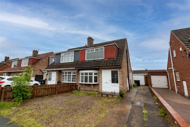 Thumbnail Semi-detached house for sale in Throckley Avenue, Middlesbrough