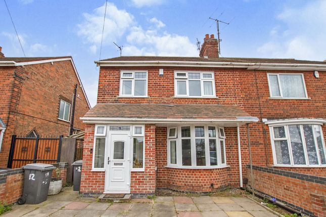 Thumbnail Semi-detached house for sale in Wyvern Avenue, Belgrave, Leicester