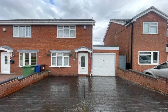 Thumbnail Semi-detached house for sale in Bond Way, Hednesford, Cannock, Staffordshire