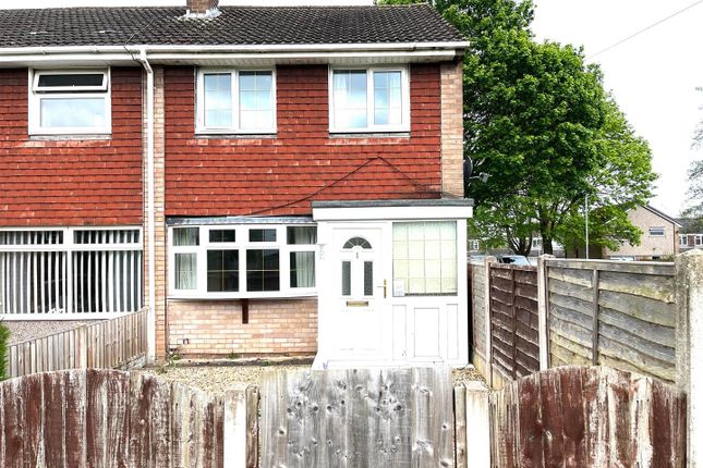 Thumbnail End terrace house for sale in Johnson Close, Rugeley