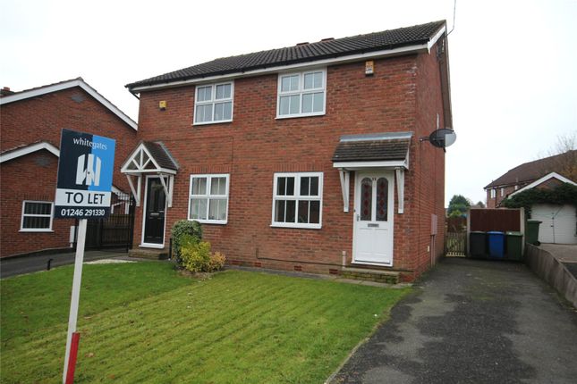 Thumbnail Semi-detached house to rent in Blackthorne Close, Hasland, Chesterfield