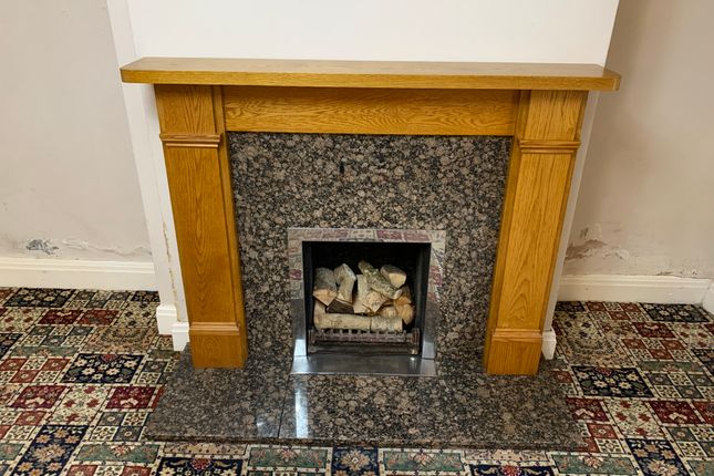 Open Fire In Sitting Room