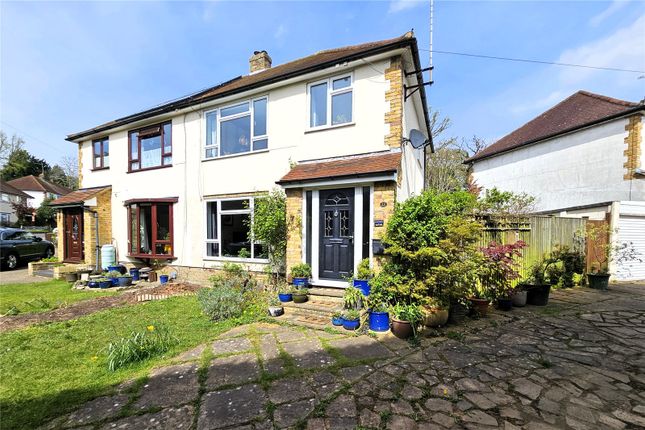 Thumbnail Semi-detached house for sale in Farm Road, Frimley, Camberley, Surrey