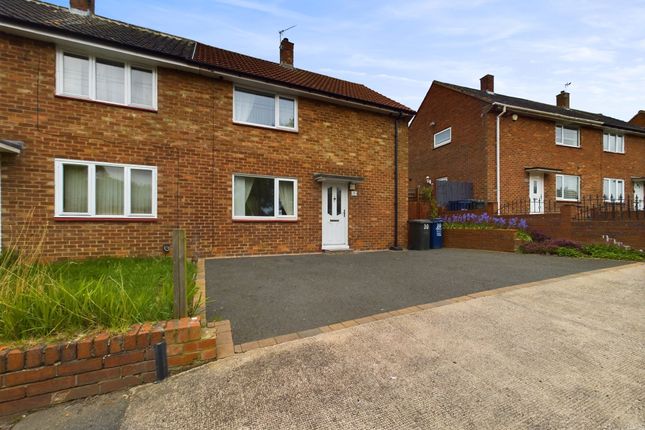 Thumbnail Semi-detached house for sale in Rookwood Road, Denton Burn, Newcastle Upon Tyne