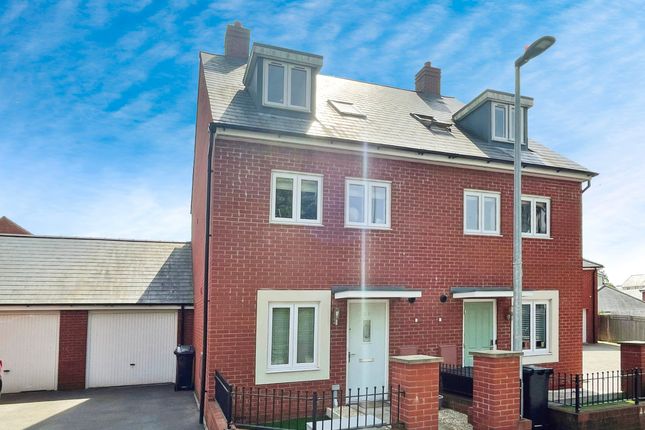Thumbnail Town house for sale in Sunflower Road, Emersons Green, Bristol, Gloucestershire