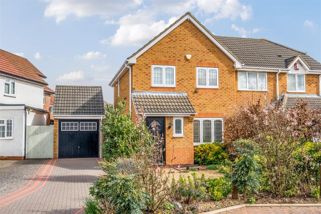 Semi-detached house for sale in Tipcat Close, Elstow, Bedford