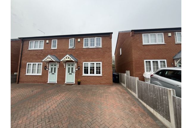 Semi-detached house for sale in Foundry Close, Chesterton, Newcastle