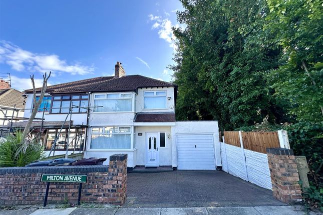 Thumbnail Semi-detached house for sale in Milton Avenue, Broadgreen, Liverpool