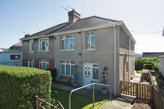 Thumbnail Semi-detached house for sale in Lewis Crescent, Bargoed
