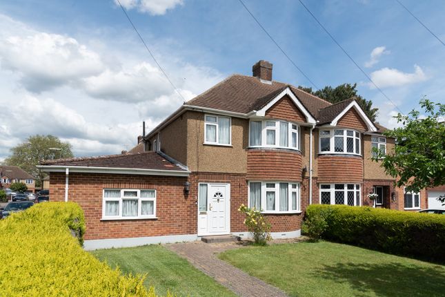 Thumbnail Semi-detached house for sale in Heath Close, Stanwell, Staines-Upon-Thames