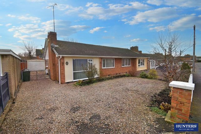 Thumbnail Semi-detached bungalow for sale in Kent Crescent, Wigston