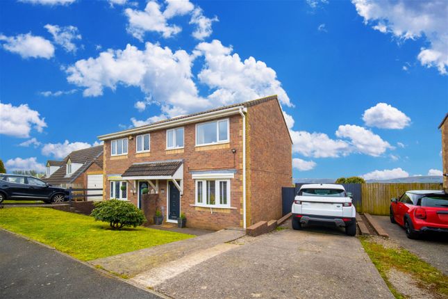 Semi-detached house for sale in Heol Cwarrel Clark, Caerphilly