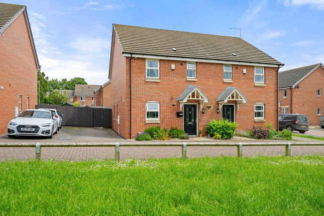 Thumbnail Semi-detached house for sale in Brun Balderston Close, Spilsby