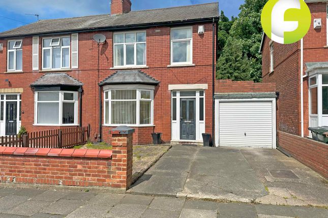 Thumbnail Semi-detached house for sale in Hazel Avenue, North Shields, North Tyneside