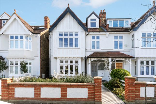 Thumbnail Semi-detached house for sale in Madrid Road, Barnes, London