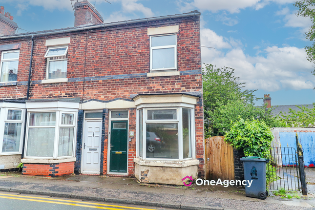Thumbnail End terrace house for sale in Victoria Street, Hartshill, Stoke-On-Trent