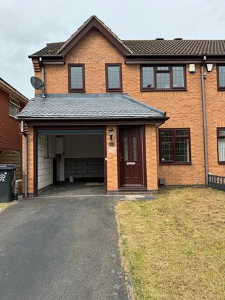 Thumbnail Semi-detached house to rent in Columbine Road, Hamilton, Leicester