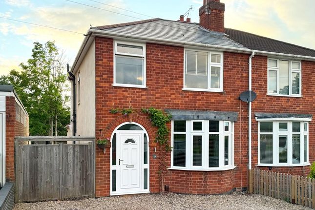 Thumbnail Semi-detached house for sale in Howard Road, Glen Parva, Leicester
