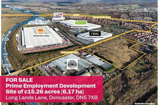 Thumbnail Land for sale in Prime Employment Development Site, Long Lands Lane, Brodsworth, Doncaster, South Yorkshire