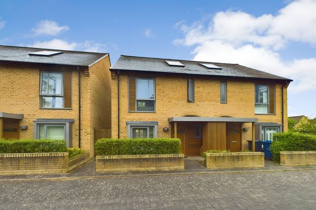 Semi-detached house for sale in Old Mills Road, Trumpington, Cambridge.