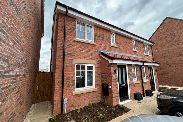 Thumbnail Semi-detached house to rent in Crown Crescent, Bolsover, Chesterfield