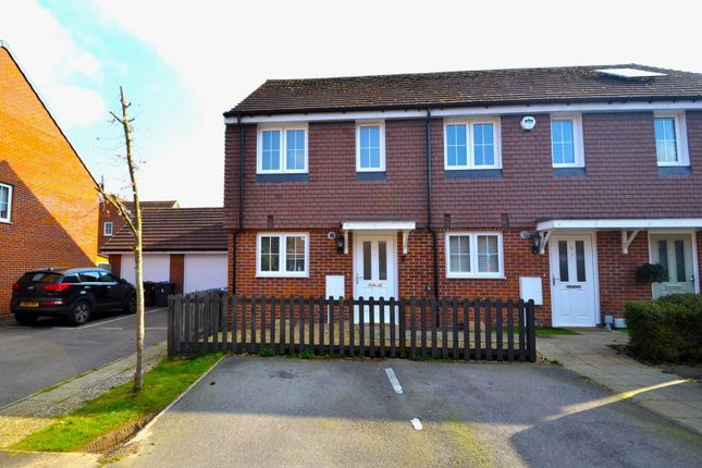 Thumbnail End terrace house for sale in Parker Drive, Buntingford