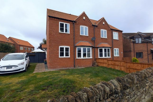 Thumbnail Semi-detached house for sale in Moreton Close, Great Gonerby, Grantham