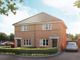 Thumbnail Semi-detached house for sale in "The Eversley" at Jersey Field, Overton