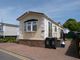 Thumbnail Mobile/park home for sale in Woodbine Close, Waltham Abbey