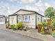 Thumbnail Mobile/park home for sale in Chertsey, Surrey