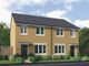 Thumbnail Semi-detached house for sale in "The Overton" at Railway Cottages, South Newsham, Blyth