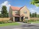 Thumbnail Detached house for sale in "The Gisburn" at London Road, Rockbeare, Exeter