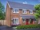 Thumbnail Semi-detached house for sale in "The Lea" at Walton Road, Drakelow, Burton-On-Trent