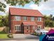 Thumbnail Semi-detached house for sale in "The Ripon" at Tibshelf Road, Holmewood, Chesterfield