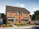 Thumbnail Semi-detached house for sale in "The Cooper" at Minerva Way, Blandford St. Mary, Blandford Forum
