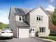 Thumbnail Detached house for sale in "The Leith" at Milnathort, Kinross